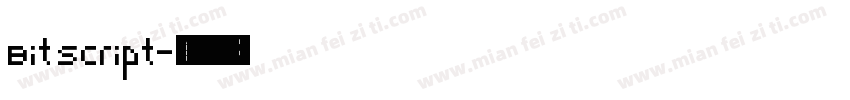 Bit Script字体转换